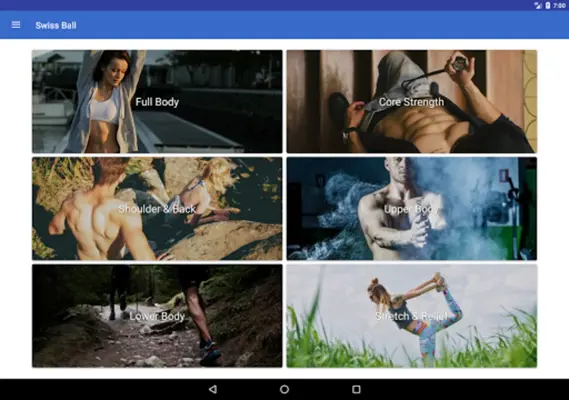Stability Ball Workouts Fitify android App screenshot 0